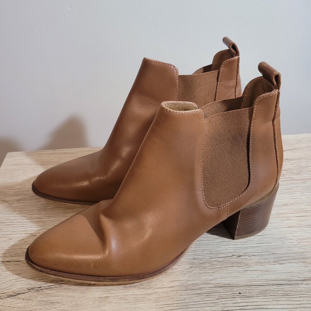 EVERLANE The Heel Boot Cognac SZ 9